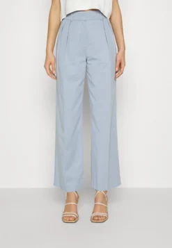 Marimekko Atlantti Solid Pleated Trousers - Broek - Light Blue
