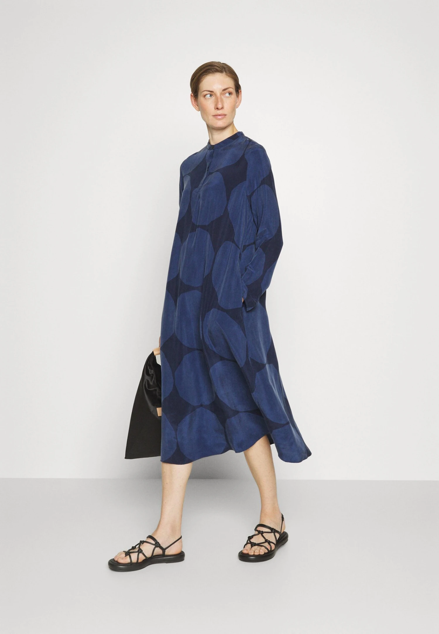 Marimekko Impasto Kivet Dress - Blousejurk - Dark Blue 2 Marimekko Impasto Kivet Dress - Blousejurk - Dark Blue - Afbeelding 2