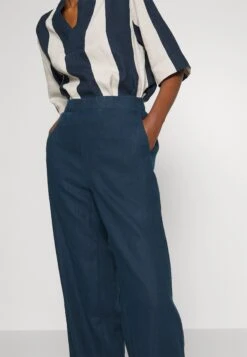 Marimekko Pavla Solid Trousers - Broek - Dark Navy -Marimekko Winkel 264b31d4c1854b8a9354edfda751287f