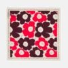 Marimekko Astrilli Unikko Bandana - Halsdoek - Red/Off-White