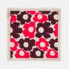 Marimekko Astrilli Unikko Bandana - Halsdoek - Red/Off-White