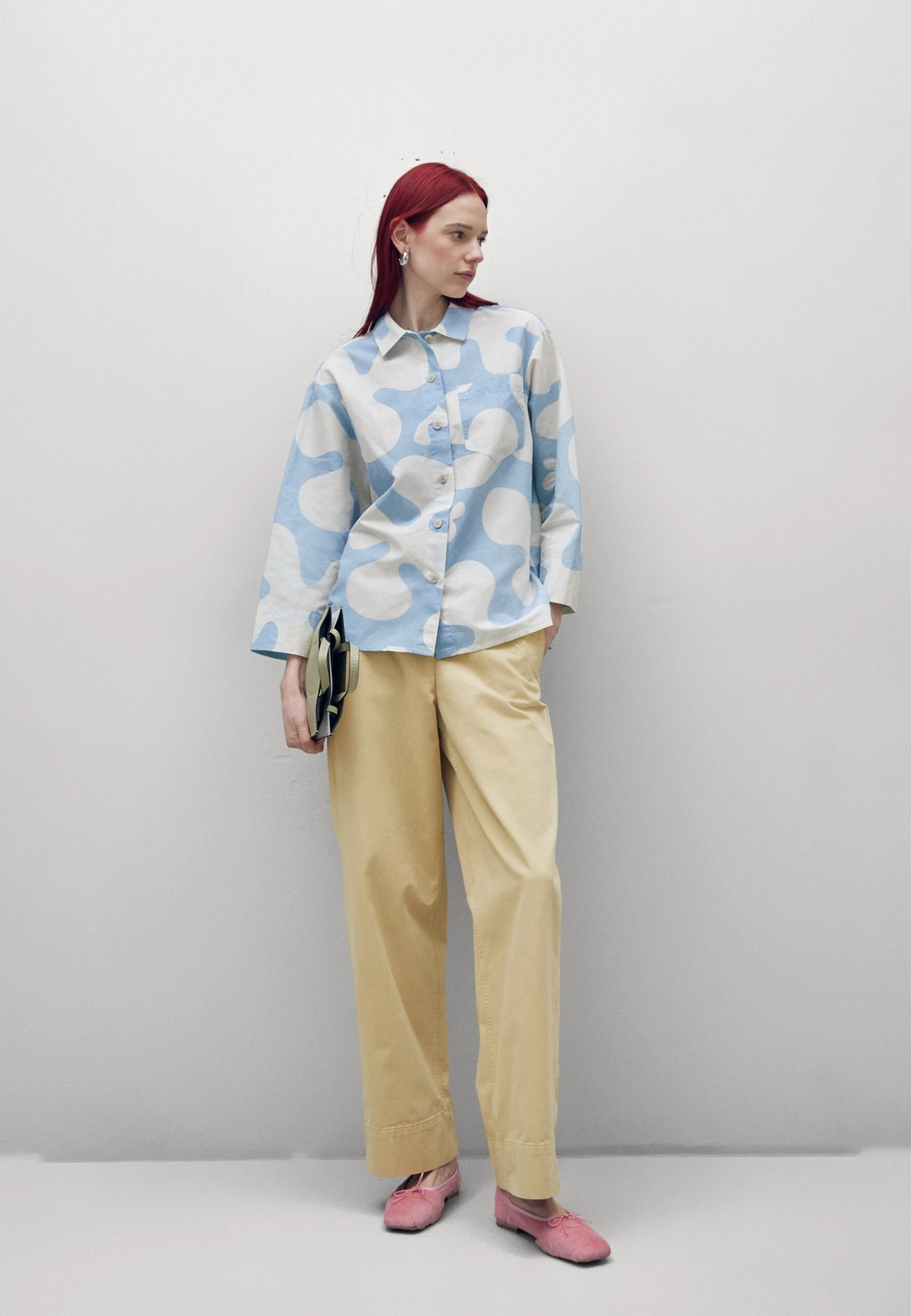 Marimekko Solid Trousers - Broek - Beige 2 Marimekko Solid Trousers - Broek - Beige - Afbeelding 2