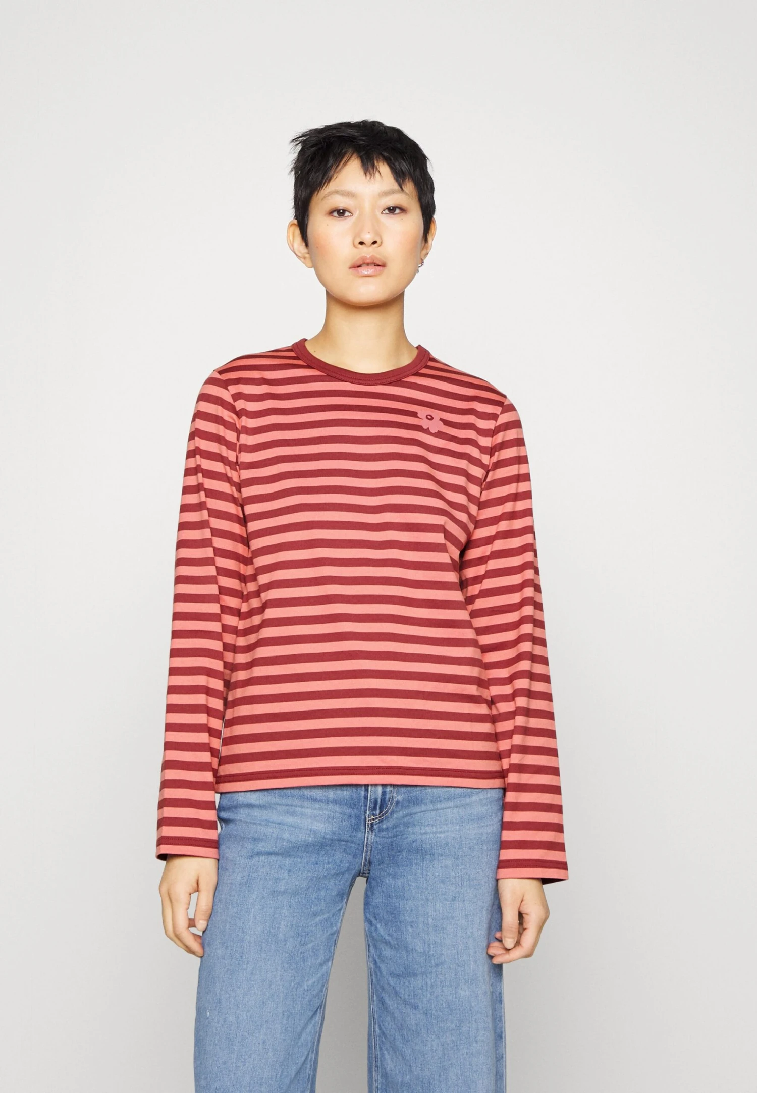Marimekko Tasaraita- Longsleeve - Dark Red/Pink 1 Marimekko Tasaraita- Longsleeve - Dark Red/Pink