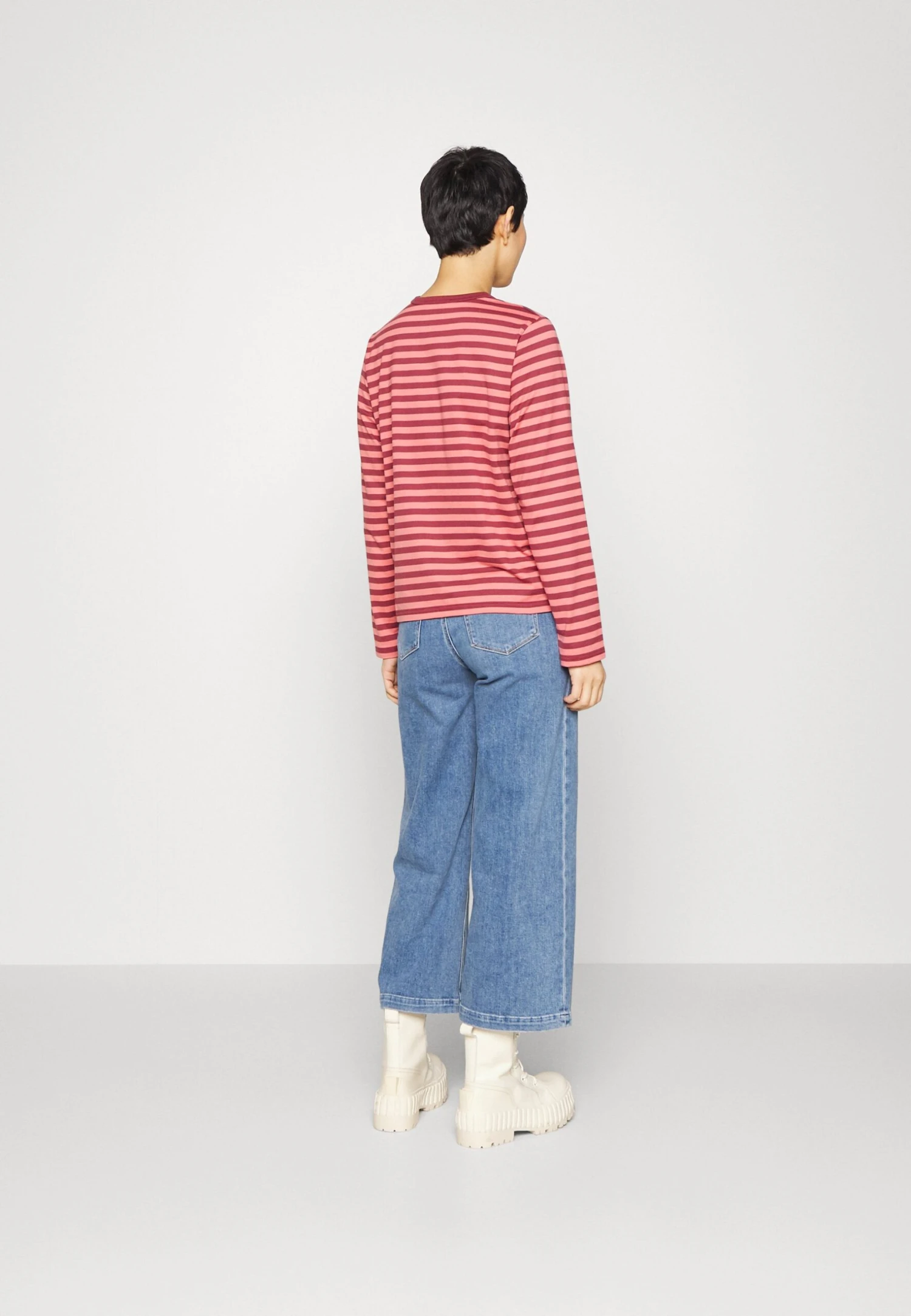 Marimekko Tasaraita- Longsleeve - Dark Red/Pink 3 Marimekko Tasaraita- Longsleeve - Dark Red/Pink - Afbeelding 3