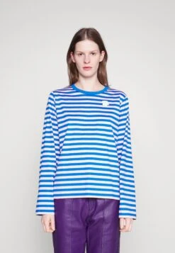 Marimekko Tasaraita Relaxed Longsleeve - Longsleeve - Blue/Off White -Marimekko Winkel 42061ecb86d74a6f817c373086880b4f