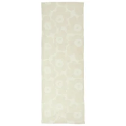 Marimekko Pieni Unikko Tafelloper Beige-zwart-wit