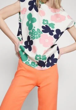 Marimekko Gappe Kevättalkoot Poplin- Blouse - Off-White/Pink/Green -Marimekko Winkel 438b0248b7cd42489357d714750717d4