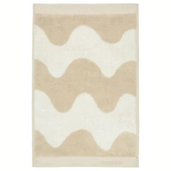 Marimekko Lokki Handdoek Beige-wit