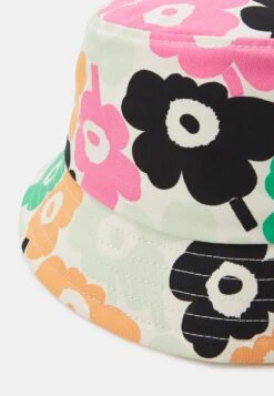 Marimekko Mäkikaura Unikko Hat - Hoed - Green/Orange/Pink -Marimekko Winkel 469681a87fc84a4fbf64b03466860478