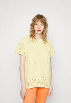 Marimekko Rahkel - Blouse - Light Yellow/Off-White