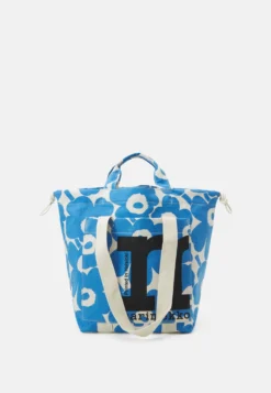 Marimekko Mono City Tote Unikko Shoulder Bag - Handtas - Cotton, Light Blue