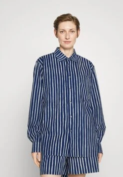 Marimekko Kioski Jokapoika - Overhemdblouse - White/Blue