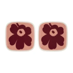 Marimekko Unikko Bordje 10x10 Cm 2-pack