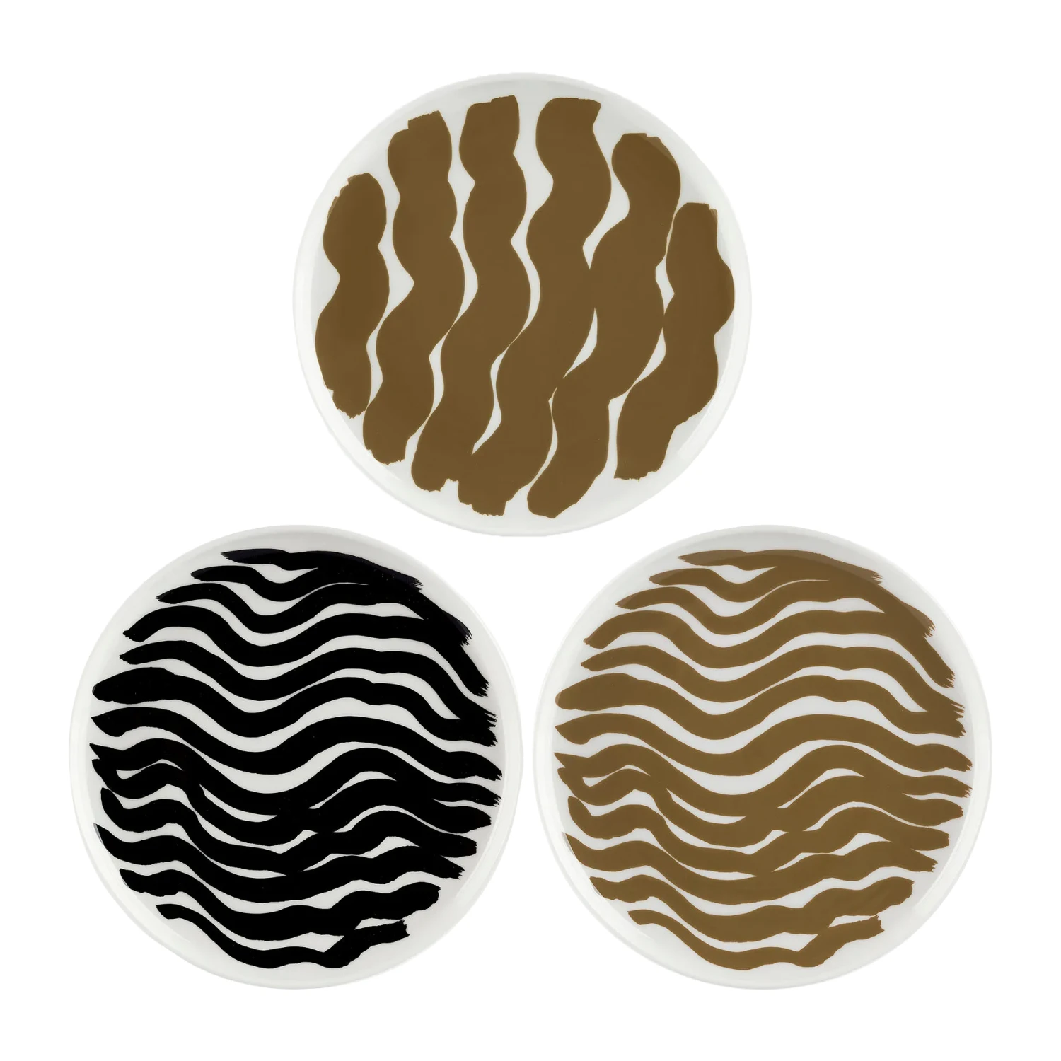 Marimekko Hyräily Bord Ø20 Cm 3-pack 1 Marimekko Hyräily Bord Ø20 Cm 3-pack