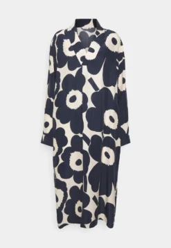 Marimekko Iissat Unikko Mix Dress - Jurk - Off White/Dark Navy -Marimekko Winkel 5957979636ae416bbb7f4bb4689df8d9 scaled