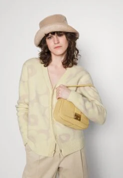 Marimekko Unikko Cardigan - Vest - Light Yellow/Beige -Marimekko Winkel 5c58648ab7554913b65082c8e07d31c6