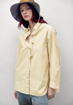 Marimekko Griste Solid Shirt - Blouse - Beige