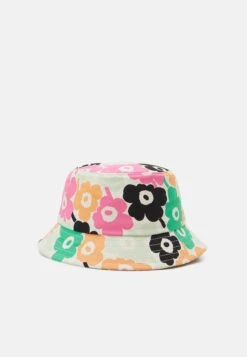 Marimekko Mäkikaura Unikko Hat - Hoed - Green/Orange/Pink