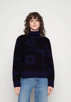 Marimekko Rudia Unikko - Trui - Blue, Black
