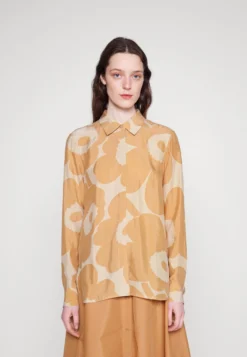 Marimekko Värssy Unikko - Overhemdblouse - Beige
