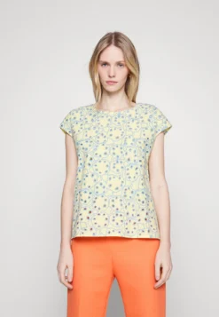 Marimekko Nahkol Rentukka- Top - Light Yellow/Light Blue