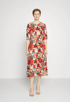 Marimekko Absidi Suvikimppu- Maxi-Jurk - Red/Green/Black