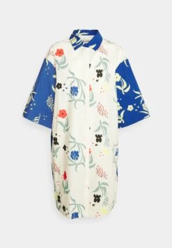 Marimekko Fasadi Herbaario Dress - Blousejurk - Green/Blue/Yellow -Marimekko Winkel 7de1d49b8af94420a082cd8eabbdb6b4