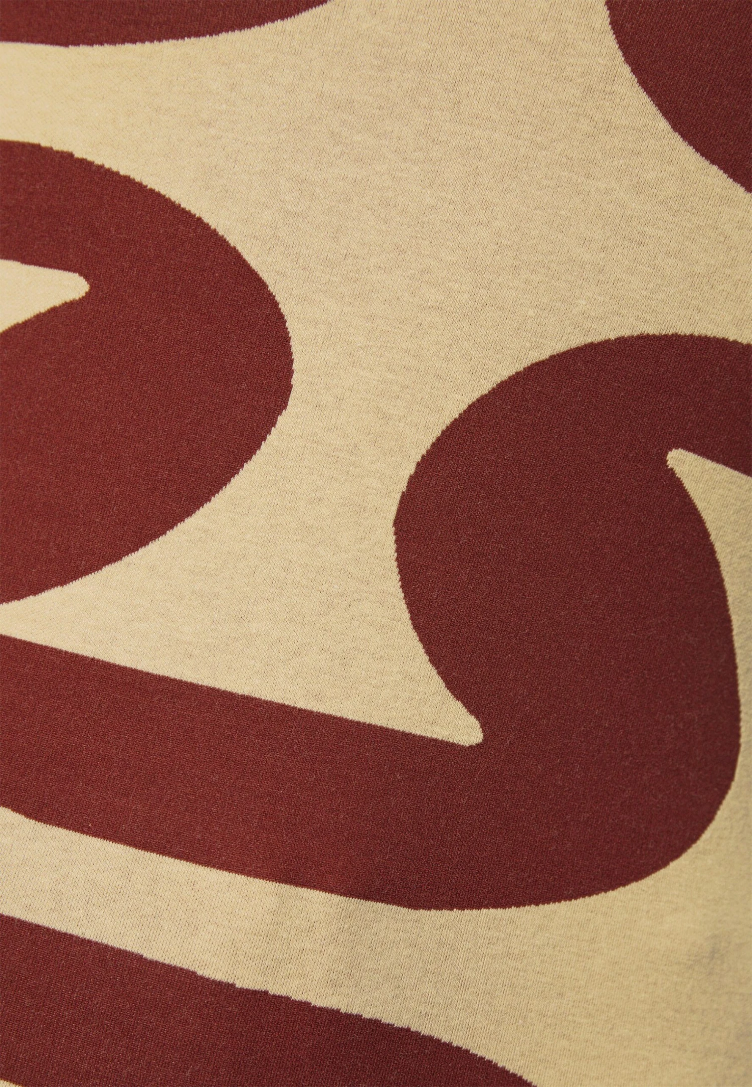 Marimekko Sentti Koukero Turtleneck Top - Longsleeve - Light Yellow/Dark Red 5 Marimekko Sentti Koukero Turtleneck Top - Longsleeve - Light Yellow/Dark Red - Afbeelding 5