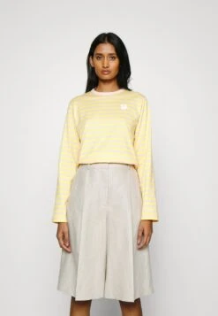 Marimekko Tasaraita Relaxed Longsleeve - Longsleeve - Yellow/Pink