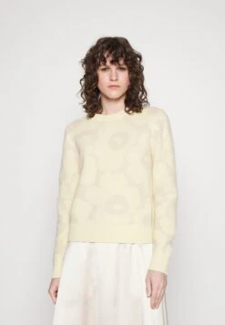 Marimekko Silfa Unikko Jumper - Trui - Light Yellow/Beige