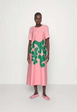Marimekko Giste Leikot Dress - Jurk - Pink/Green
