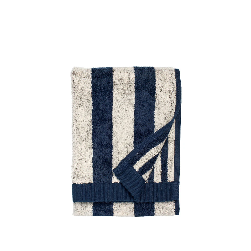 Marimekko Kaksi Raitaa Sand-dark Blue 1 Marimekko Kaksi Raitaa Sand-dark Blue