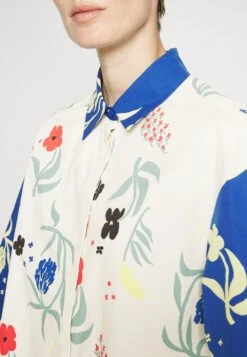 Marimekko Fasadi Herbaario Dress - Blousejurk - Green/Blue/Yellow -Marimekko Winkel a3364075f235437eae8aa70aa2bf3911