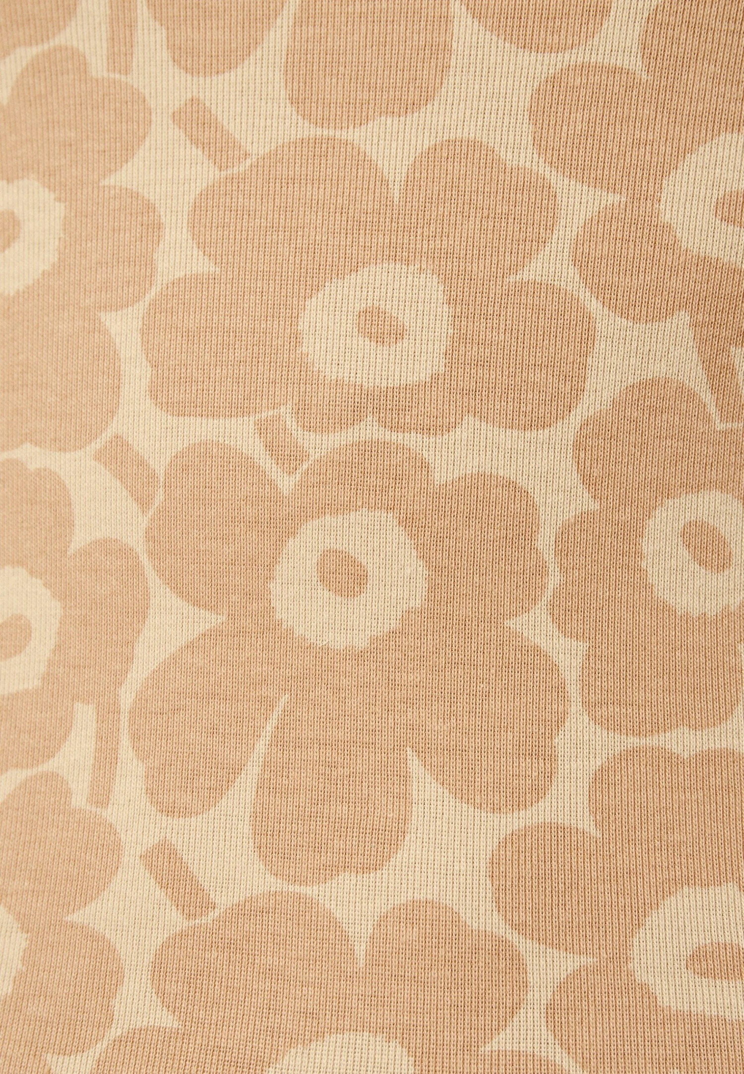 Marimekko Pilke Unikko Turtleneck - Longsleeve - Beige/Brown 8 Marimekko Pilke Unikko Turtleneck - Longsleeve - Beige/Brown - Afbeelding 8