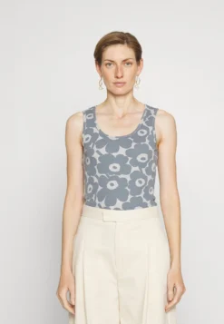 Marimekko Mini Tank Top - Top - Dark Grey, Grey