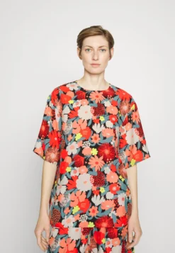 Marimekko Antiikki Suvikimppu - Blouse - Red/ Green/Black