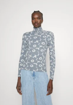 Marimekko Emali Turtleneck - Trui - Dark Grey/Grey