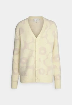 Marimekko Unikko Cardigan - Vest - Light Yellow/Beige -Marimekko Winkel bcff40f2eb544a5a82ce44aa37f39c0f