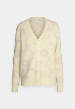 Marimekko Unikko Cardigan - Vest - Light Yellow/Beige -Marimekko Winkel bcff40f2eb544a5a82ce44aa37f39c0f scaled