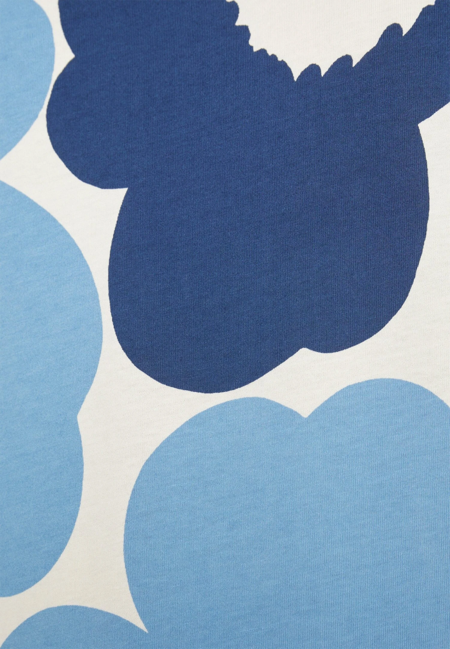 Marimekko Kioski Petrun Unikko Dress - Jerseyjurk - Blue/Dark Blue/Off-White 5 Marimekko Kioski Petrun Unikko Dress - Jerseyjurk - Blue/Dark Blue/Off-White - Afbeelding 5