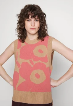 Marimekko Retro Unikko West - Trui - Beige/Pink -Marimekko Winkel cb2d4b30c6bc4de194b7c29ba3f23b2f scaled