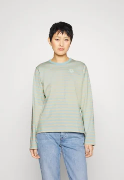 Marimekko Tasaraita- Longsleeve - Turquoise/Beige