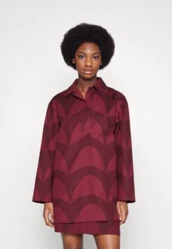 Marimekko Ulrikke - Blouse - Dark Red/Wine Red