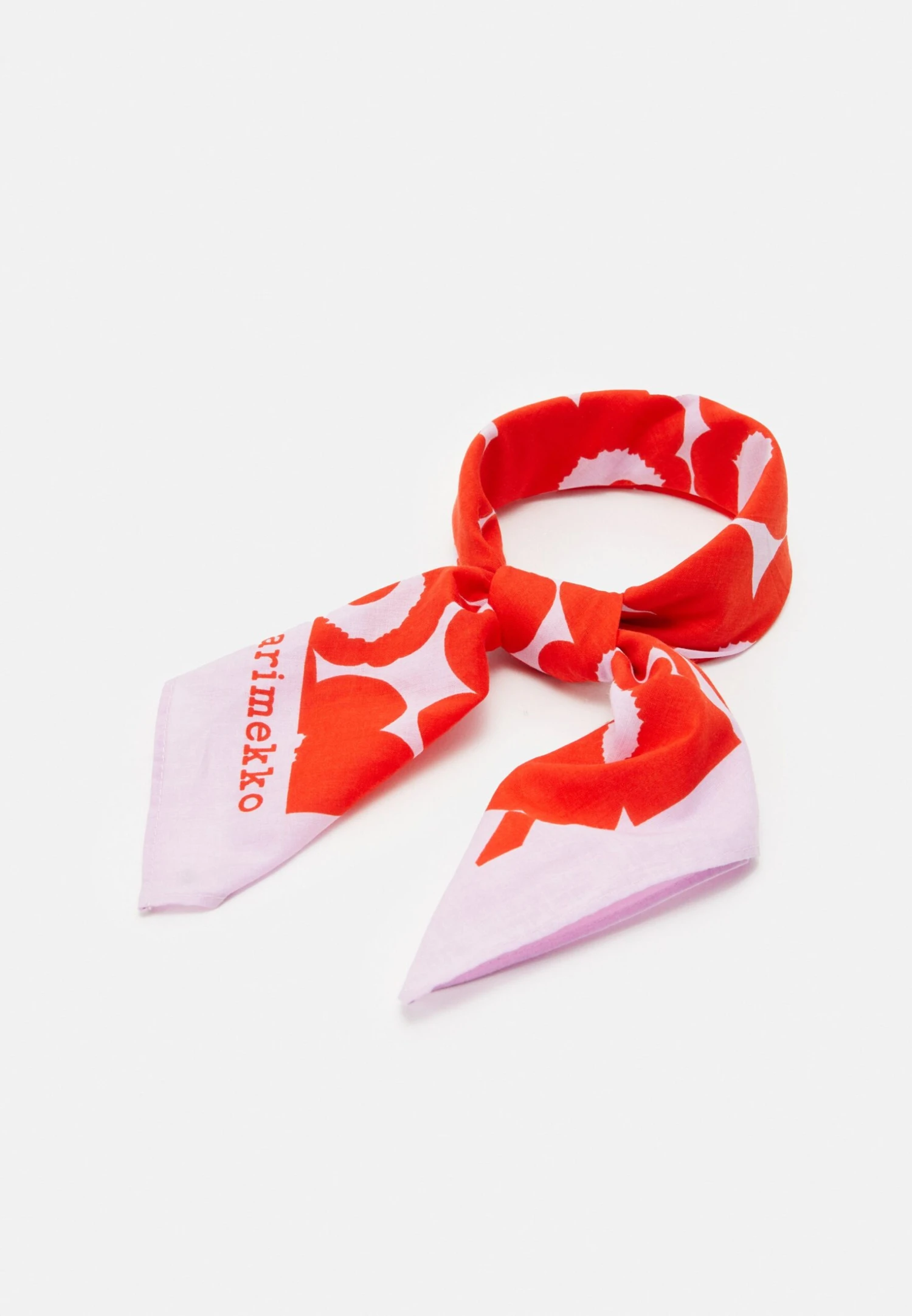 Marimekko Astrilli Mini Unikko Bandana - Halsdoek - Red, Pink 1 Marimekko Astrilli Mini Unikko Bandana - Halsdoek - Red, Pink