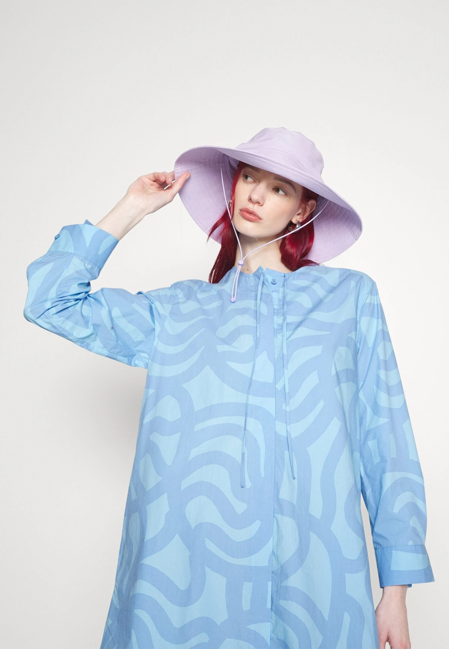 Marimekko Krihke Joonas Shirt Dress - Blousejurk - Light Blue/Blue 6 Marimekko Krihke Joonas Shirt Dress - Blousejurk - Light Blue/Blue - Afbeelding 6