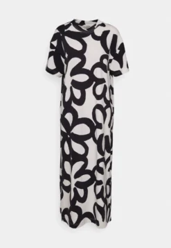 Marimekko Genista Jättikukka Dress - Jerseyjurk - Off-White/Black -Marimekko Winkel da2e1e1c85b3448c98d0951956ffb725 scaled