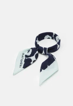 Marimekko Astrilli Mini Unikko Bandana - Halsdoek - Black, Turquoise