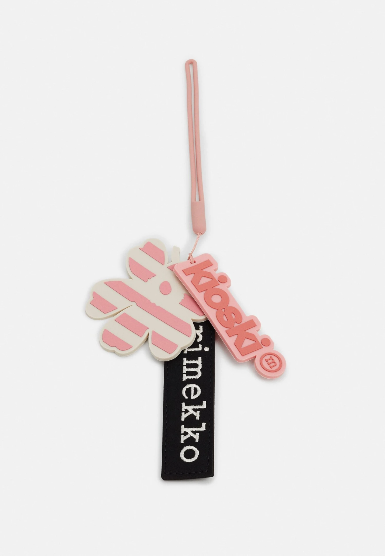 Marimekko Viisaus Key Chain - Sleutelhanger - Peach/White 1 Marimekko Viisaus Key Chain - Sleutelhanger - Peach/White