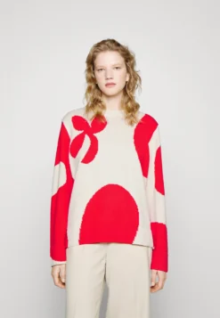 Marimekko Meethe Pulloposti - Trui - Röd