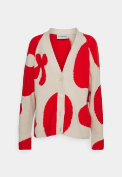 Marimekko Mortu Pulloposti Cardigan - Vest - Red/Sand -Marimekko Winkel fc6a48cebc304df8b66e5b4a4e45f1e8 scaled